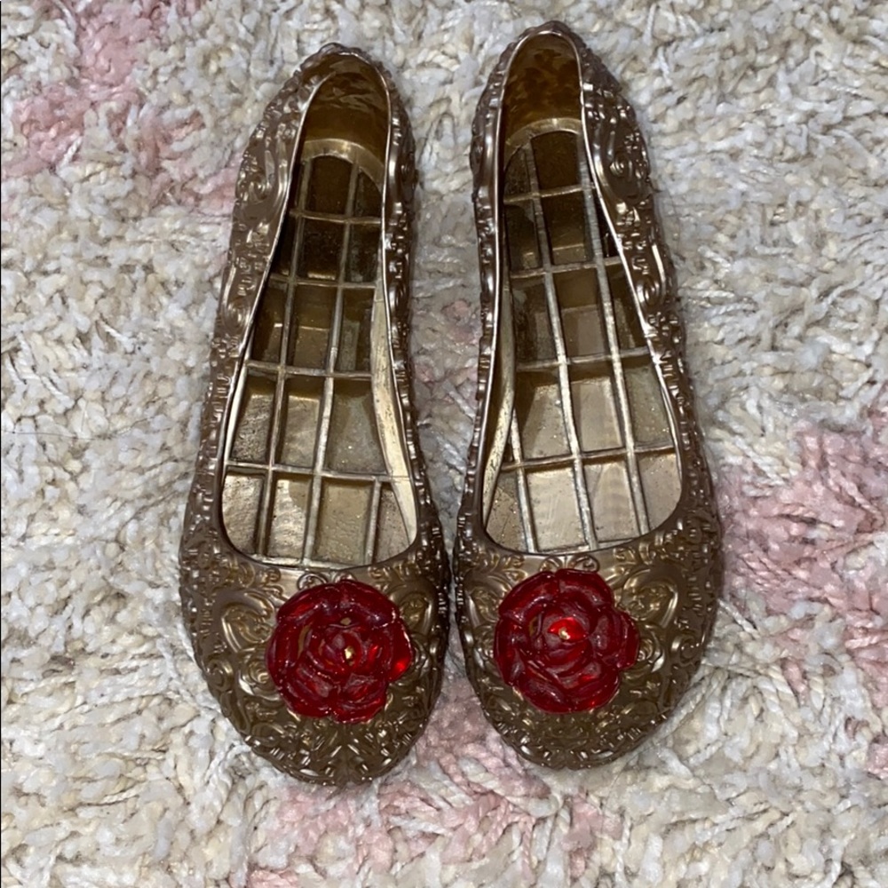 Princess Belle dress up wedge shoes